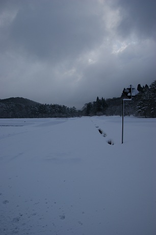 臥龍山(雪山)の登山
