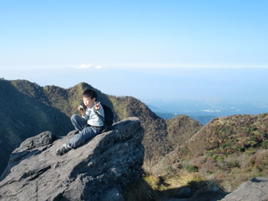 雲仙登山　紅葉狩り