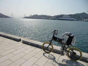 稲佐山サイクリング
