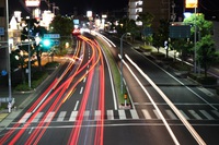 歩道橋からの．．．