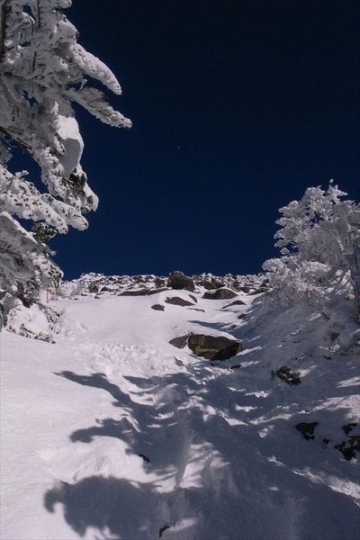 快晴の蓼科山