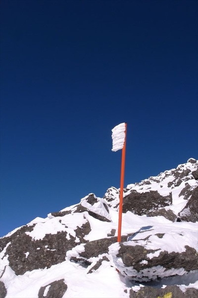 快晴の蓼科山