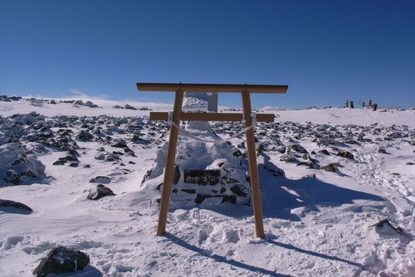 快晴の蓼科山