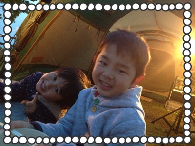 4月28-29；初（お試）キャンプ in 竜王山公園オートキャンプ場①☆