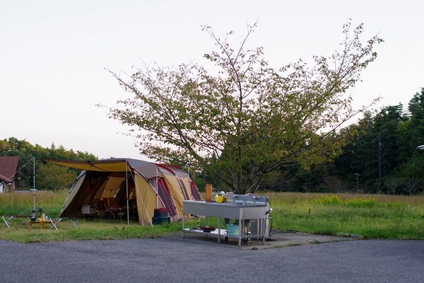 宇根山家族旅行村でPキャンプ♪