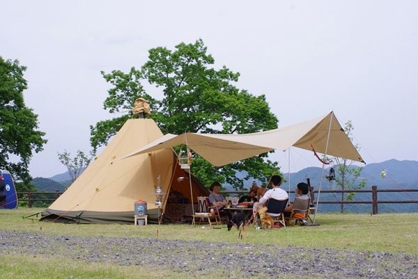 西山高原キャンプ場でグルグルキャン♪