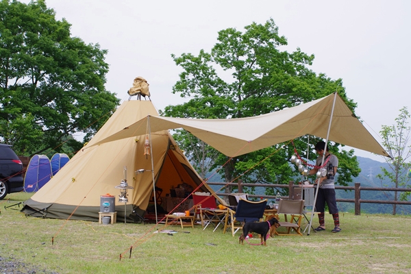 西山高原キャンプ場でグルグルキャン♪
