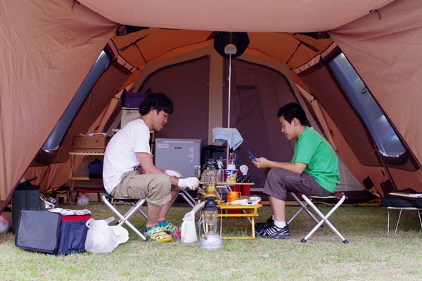 西山高原キャンプ場でグルグルキャン♪
