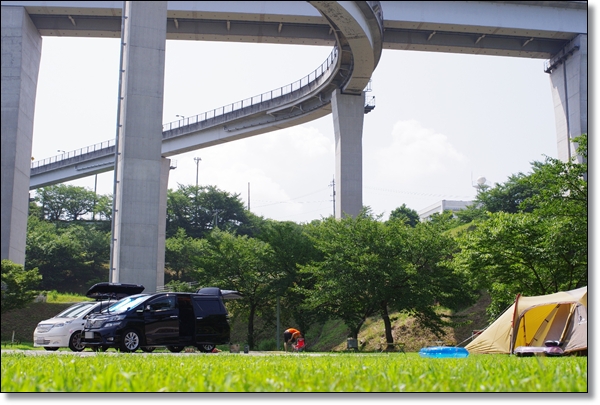真夏の多々羅キャンプ場