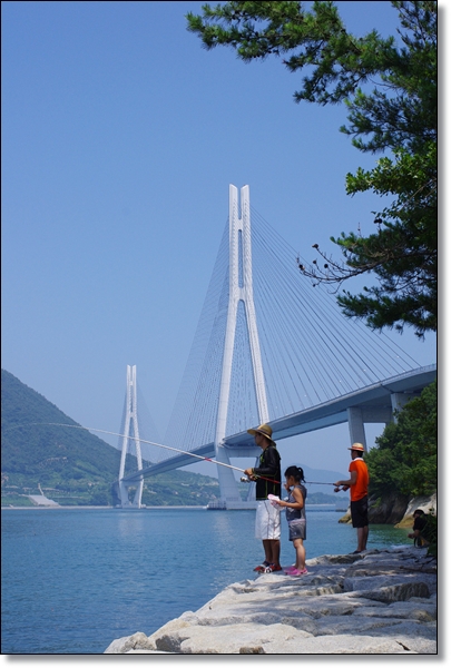 真夏の多々羅キャンプ場