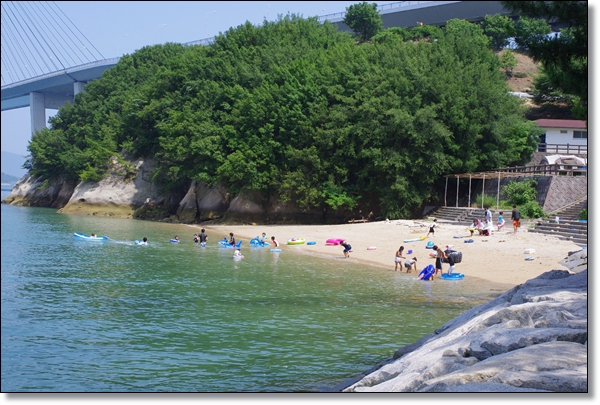 真夏の多々羅キャンプ場