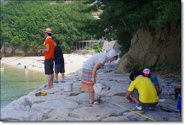 真夏の多々羅キャンプ場
