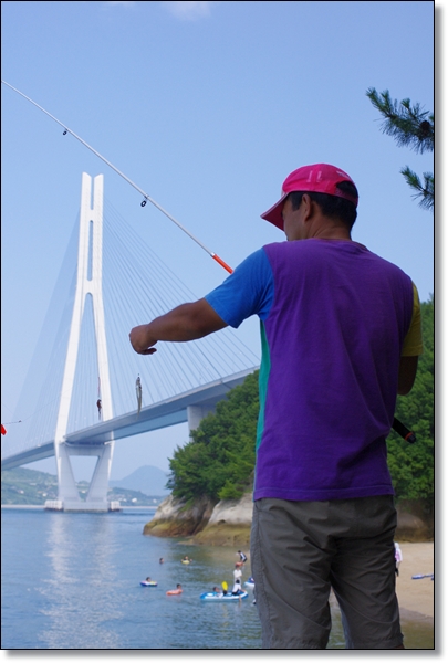真夏の多々羅キャンプ場