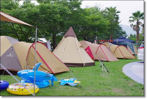 真夏の多々羅キャンプ場