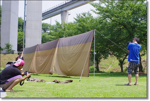 真夏の多々羅キャンプ場