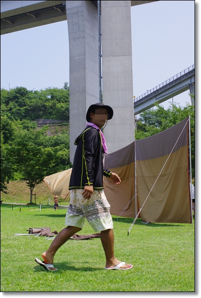 真夏の多々羅キャンプ場