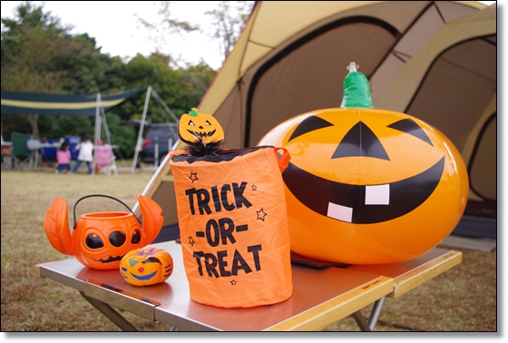 竜天でハロウィンキャンプ♪
