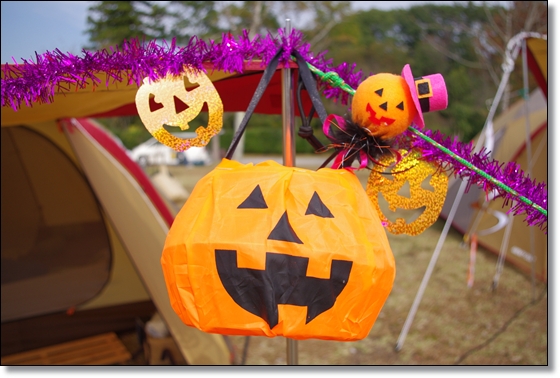 竜天でハロウィンキャンプ♪