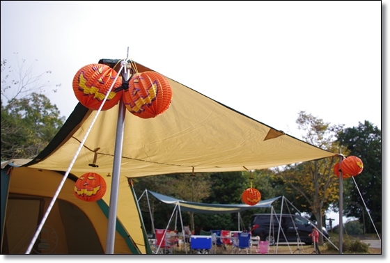 竜天でハロウィンキャンプ♪