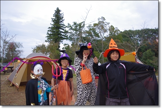 竜天でハロウィンキャンプ♪