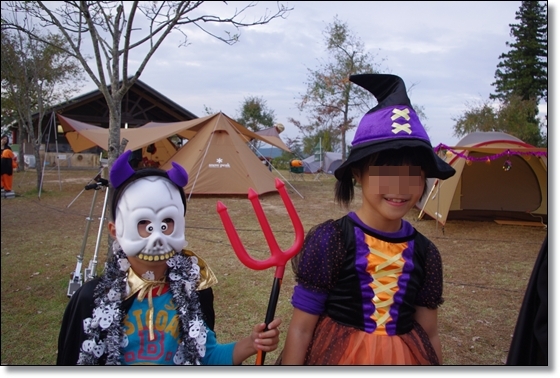 竜天でハロウィンキャンプ♪