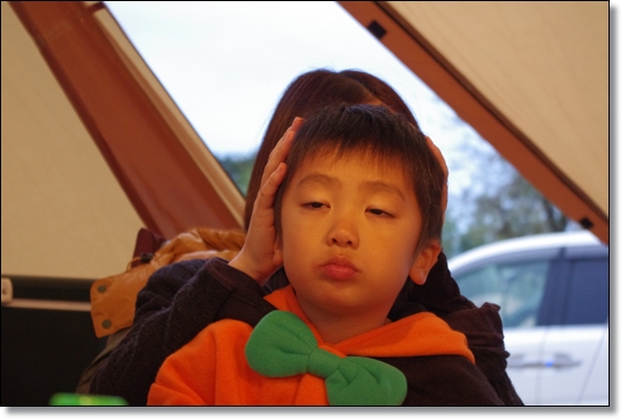 竜天でハロウィンキャンプ♪