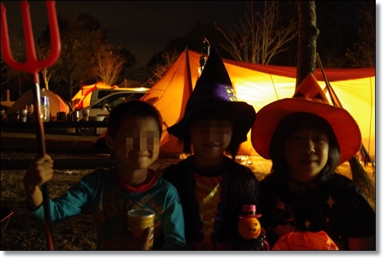 竜天でハロウィンキャンプ♪