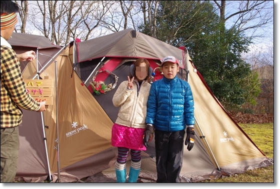 備北オートビレッジでイルミキャンプ