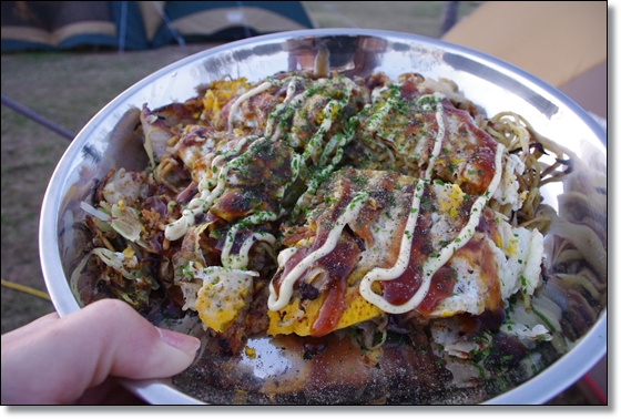 吉井竜天でお花見キャンプ♪