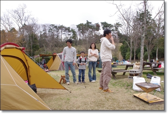 吉井竜天でお花見キャンプ♪