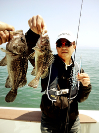 仙台湾で根魚釣行 2012/05/21 22:53:06