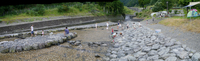岐阜県池田町の公園で川遊びデイキャンプ 2012/09/22 06:50:46