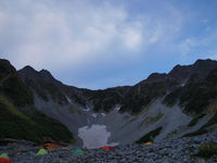 涸沢２日目　穂高への初登山