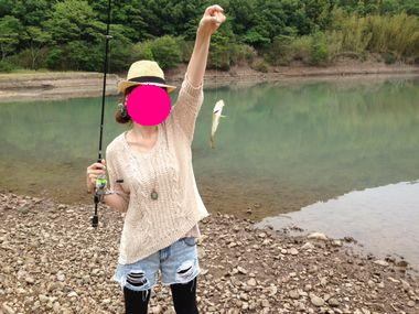 釣りって食べれますか 小豆島旅行で釣り 嫁の初ブラックバス編