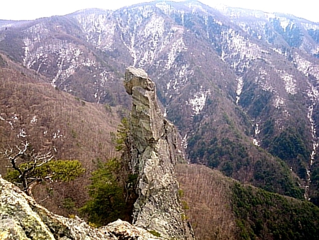 戸谷峰・六人坊・三才山・烏帽子岩