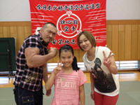 フジメグさんと宮本選手！