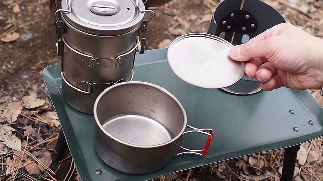 遥かなる夏の幻影:チタンのクッカーで炊飯してみた【キース チタン 