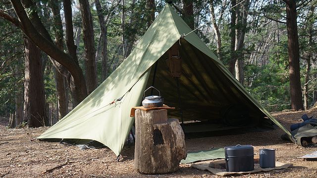 冬から春にかけてのソロキャンプ