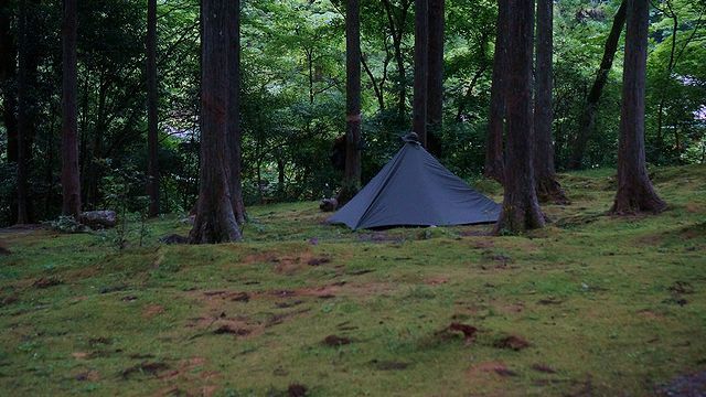 冬から春にかけてのソロキャンプ