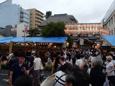 入谷の朝顔市：団十郎を買った＠入谷の鬼子母神