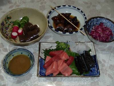 釣れたてアオリイカのお造りや秋の味覚で乾杯＠新潟