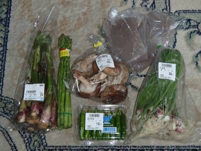 久々の大湊直売所での山菜などのお買物：GW＠新潟