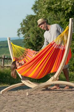 新品】LA SIESTA シングルハンモック SONRISA ライム LA SIESTA