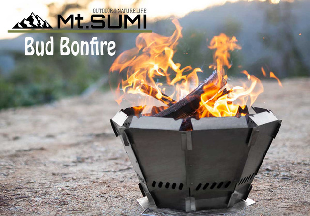 OUTDOOR BASE:【Mt.SUMI】二次燃焼の焚火台が組み立て式？？