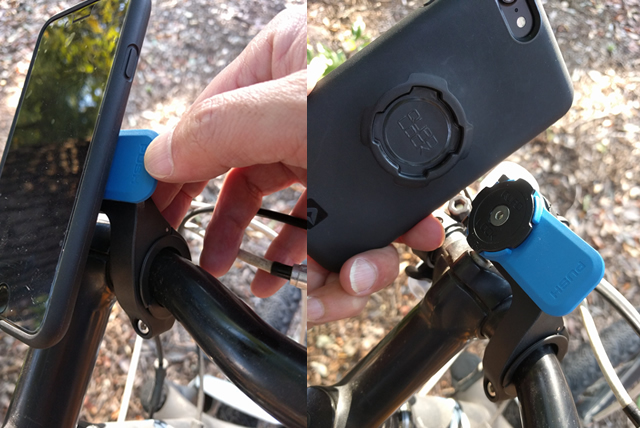 OUTDOOR BASE:QUAD LOCK 最強のスマフォのマウントシステム