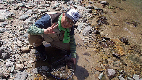 鏡ヶ池　と　渓流
