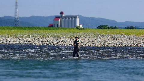 魚沼　ウグイ調査隊（自称）と言いながら釣り遊び！