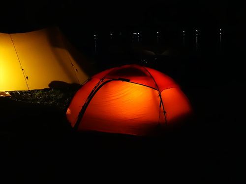 第二回おとこだらけキャンプin西湖自由キャンプ場