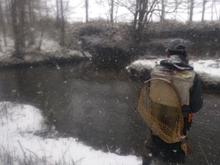 雪の中、アメマス高活性！