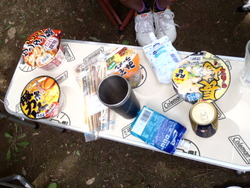 真夏のキャンプ